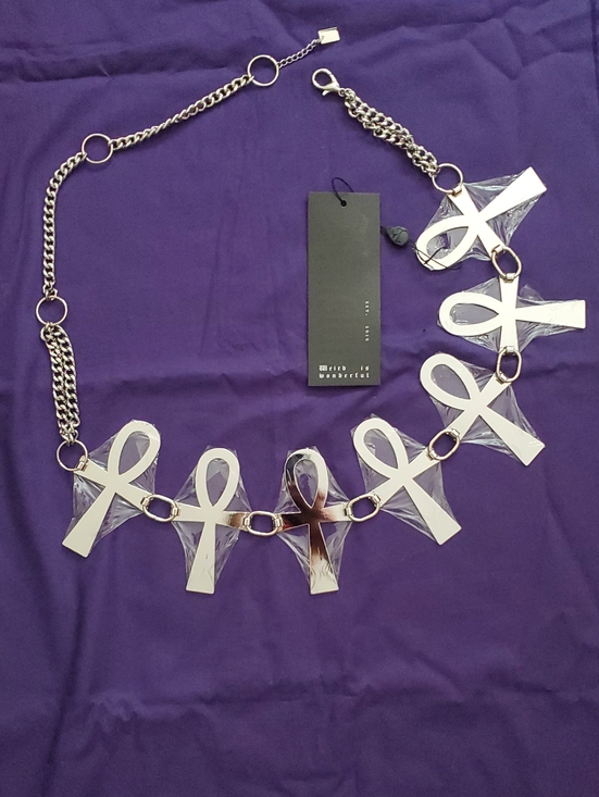 Killstar Accessories - *NWT* Killstar Xena Ankh Belt ( Silver) Statement Belt